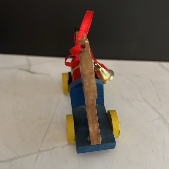 Walt Disney World Mickey Mouse Figurine Christmas Ornament with Bell - Picture 9 of 11